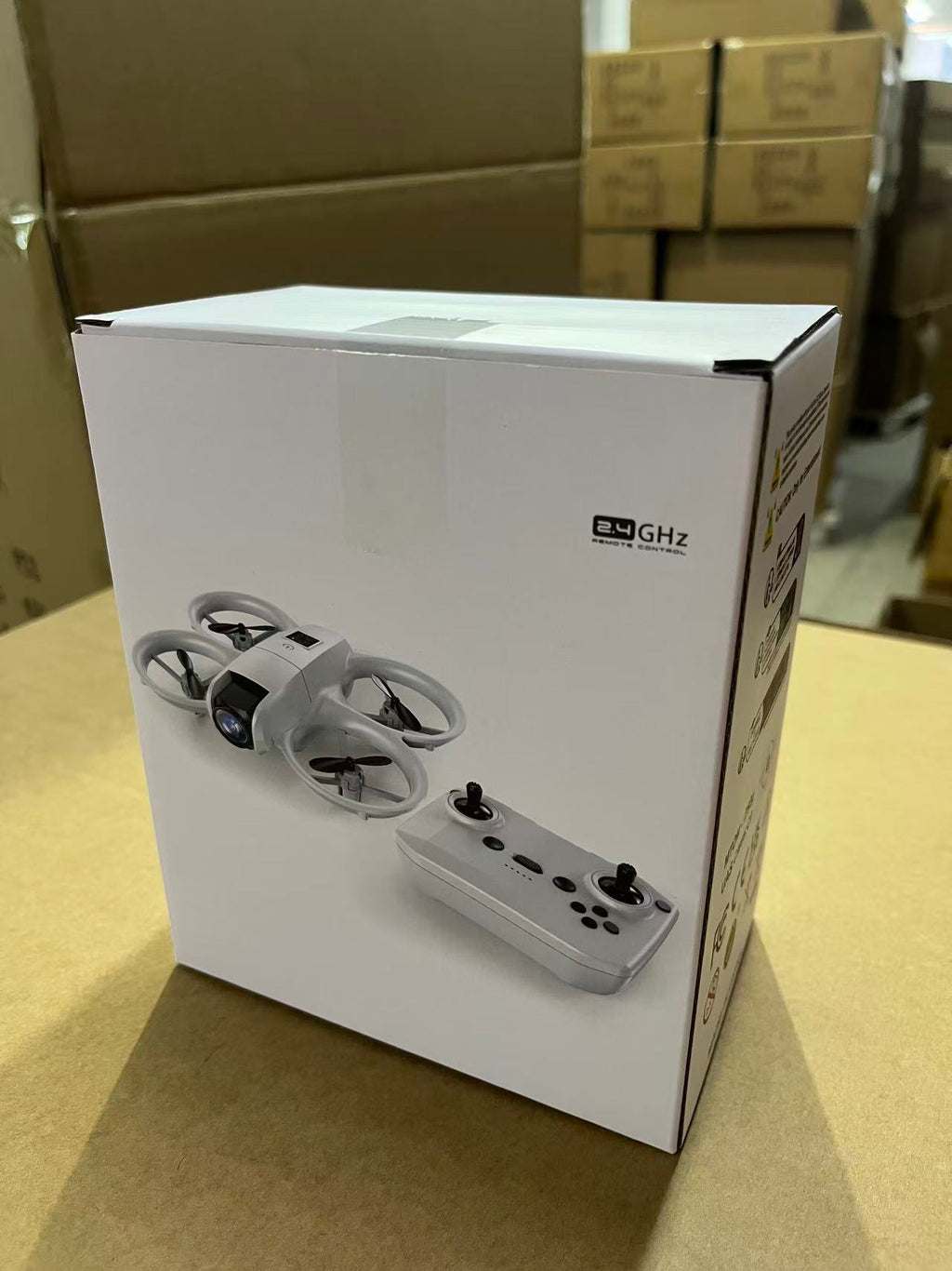 Mini RC Drone with 480P Camera, Wi-Fi Video Transmission, Stunt Flips & LED Lights
