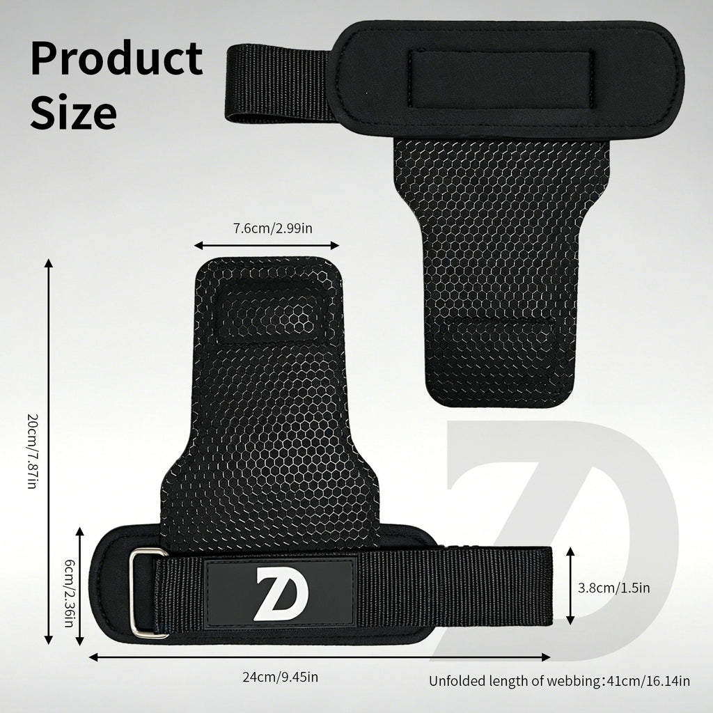Weight Lifting Straps, Anti-Slip Microfiber Hooks Wrist Wraps for Deadlift Pull-Ups Gym Gift